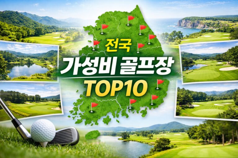 전국 가성비 골프장 TOP10