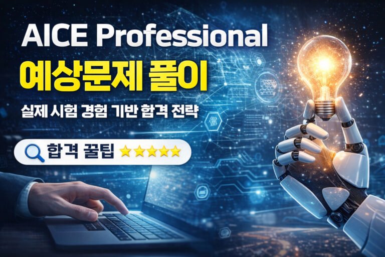 AICE Professional 예상 문제 풀이