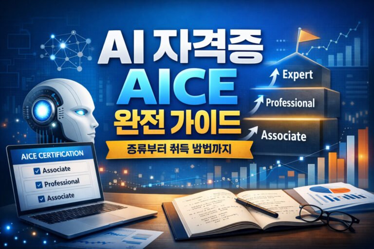 AI 자격증 AICE 완전 정리
