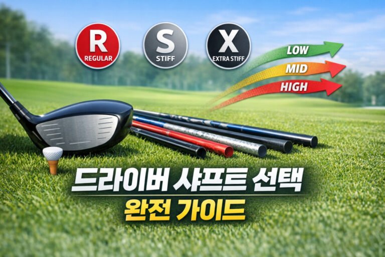 드라이버 샤프트 선택