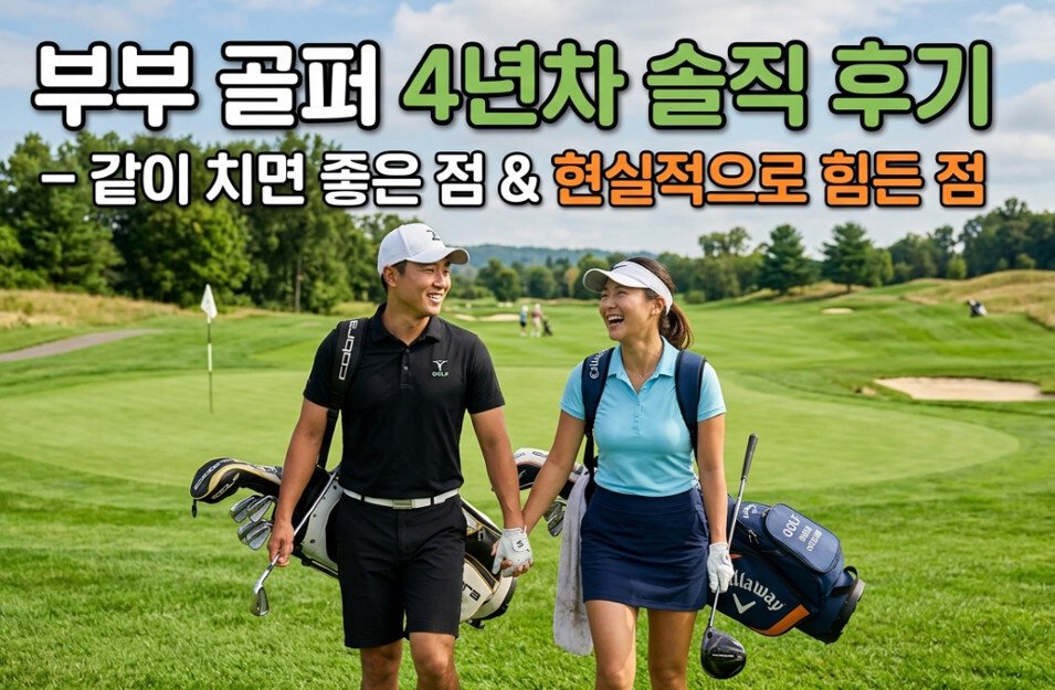 부부 골퍼 4년차, 같이 치면 좋은 점과 현실적으로 힘든 점